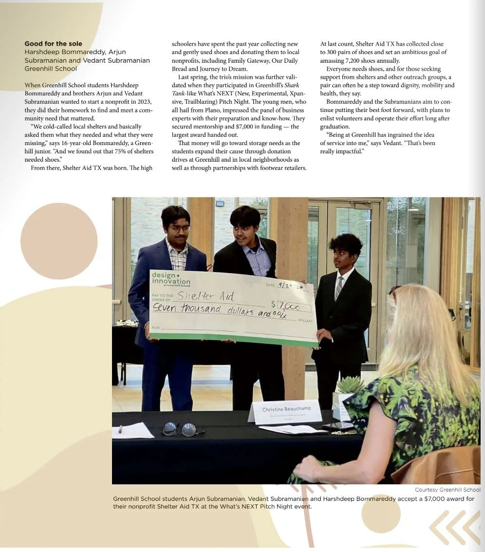 Dallas Morning News feature